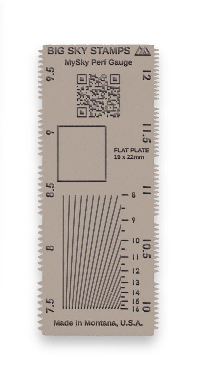 3D perforation gauge- Sizes 7.5-12