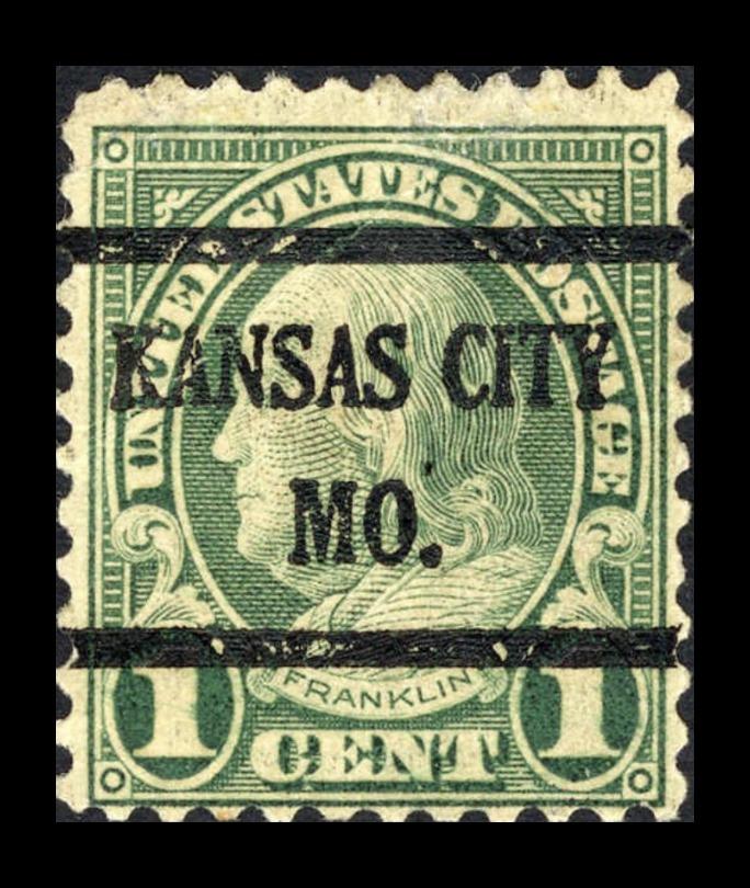 1923-1c Franklin This is a "coil waste" stamp. The valuable