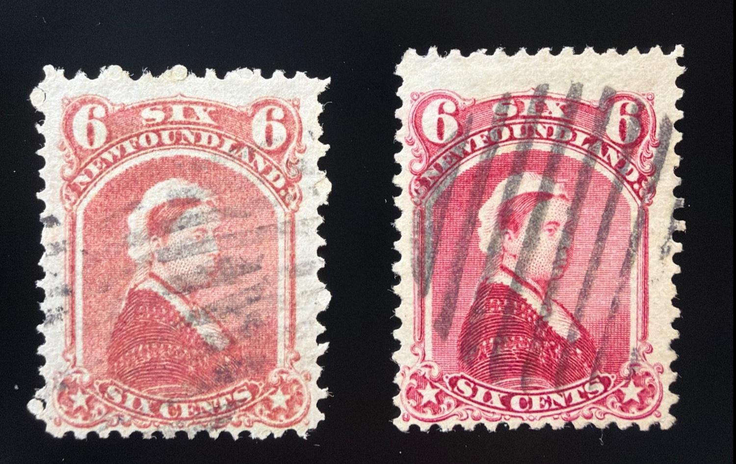 1870 Newfoundland 6c #35-36