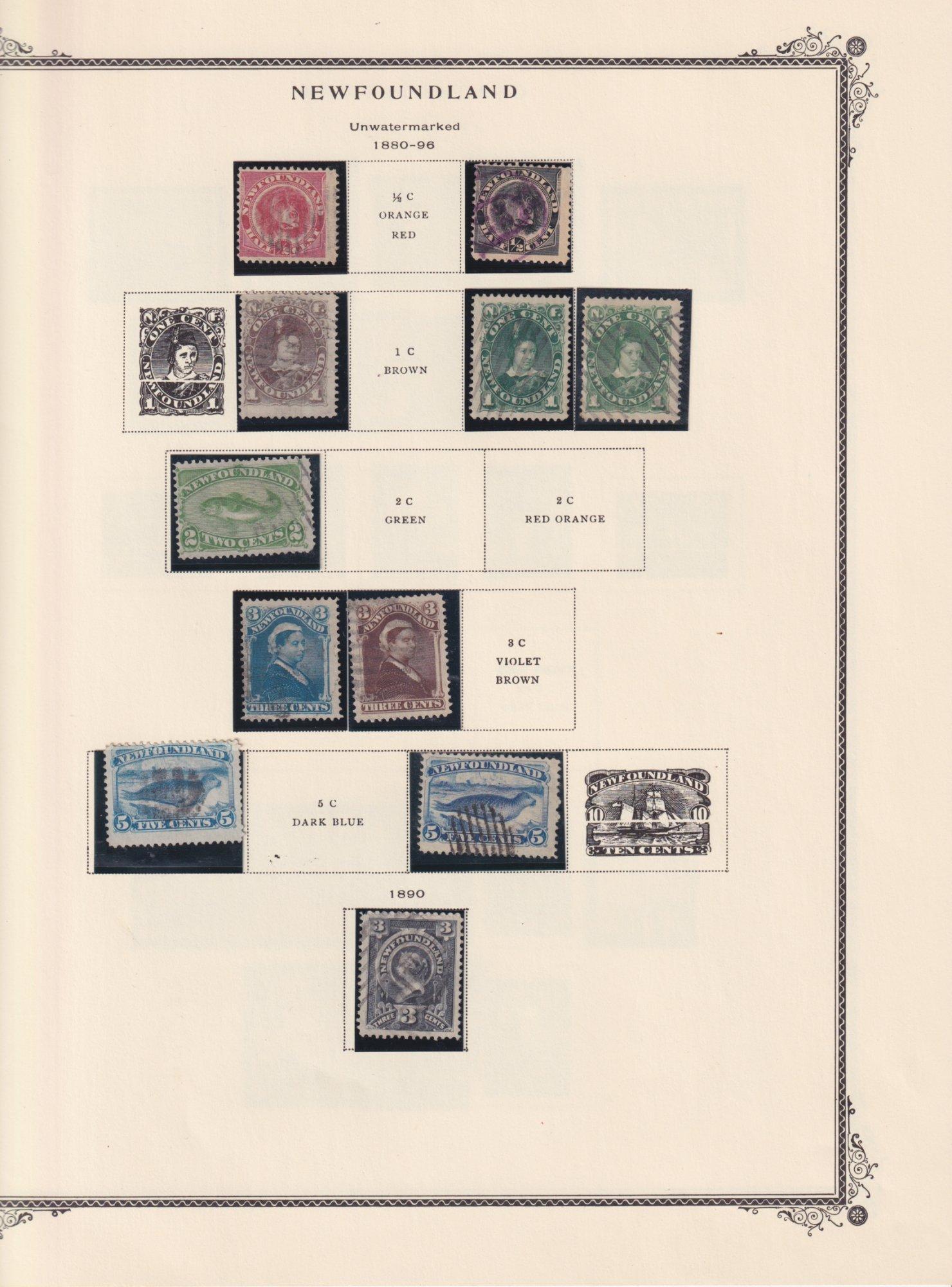Canada (Newfoundland) Estate/Accumulation/bulk lot. Cat $509