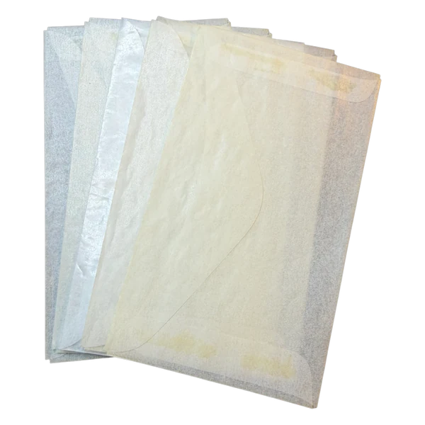 A set of storage envelopes